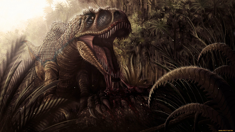 Illustration for article titled These Ferocious Dinosaur Wallpapers Will Rampage on Your Desktop